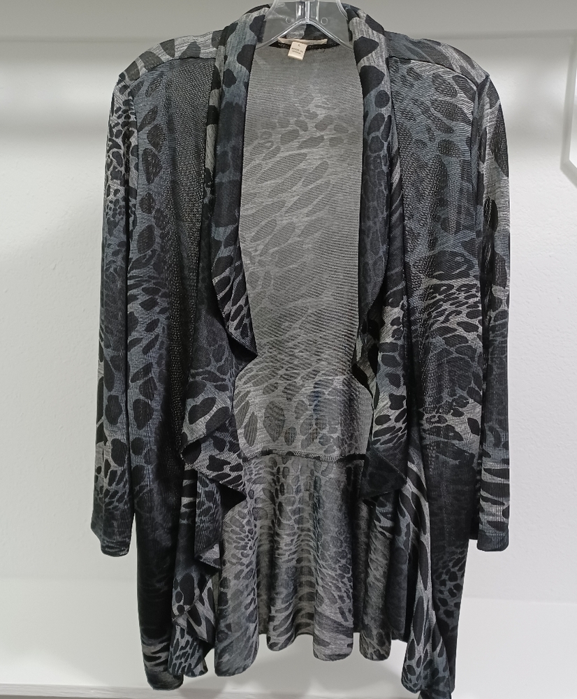 Dressbarn Open Front Cardigan Size Large